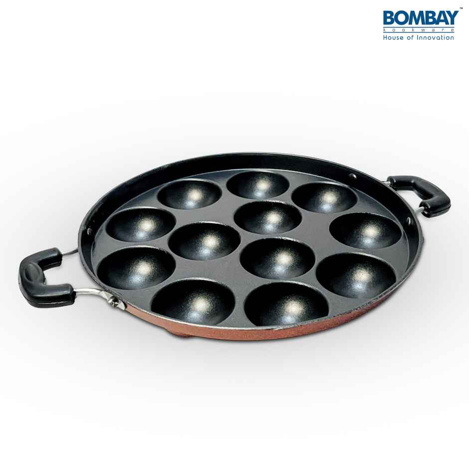 Bombay Kookware Appam Maker - 12 Cavity