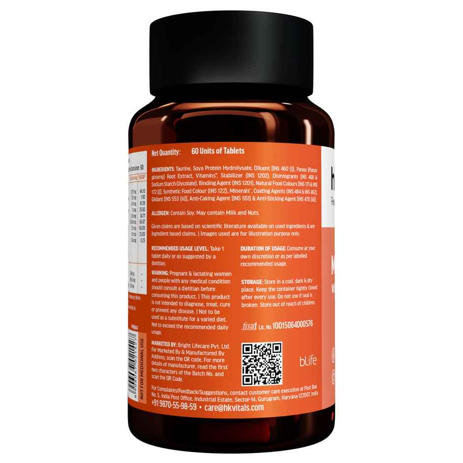hk vitals Multivitamin (60 Tablets)