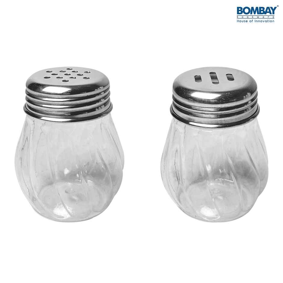 Bombay Kookware Chilli Flakes and Oregano Dispenser Set of Two Pieces