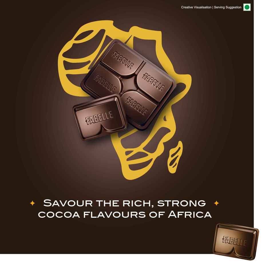 Fabelle Divine Dark 64% With Ghana Cocoa Handcrafted Bar