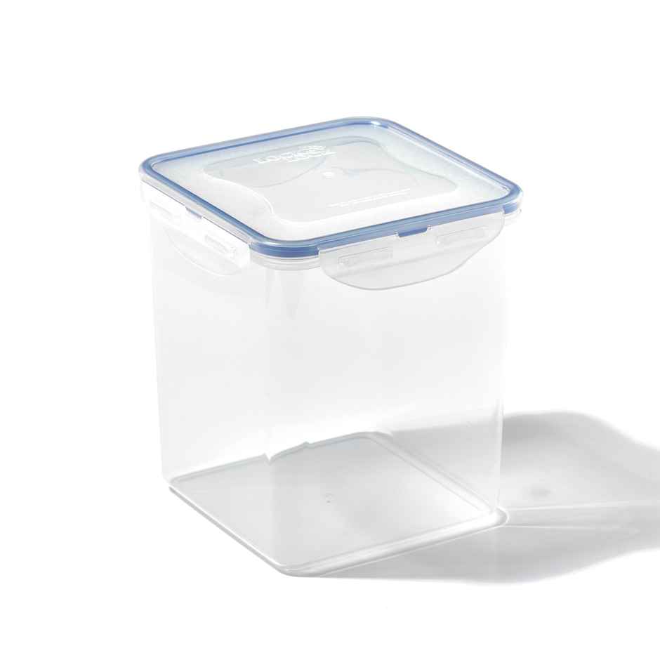 LocknLock Classics Tall Square Platic Food Container | Transparent - 2.6 L
