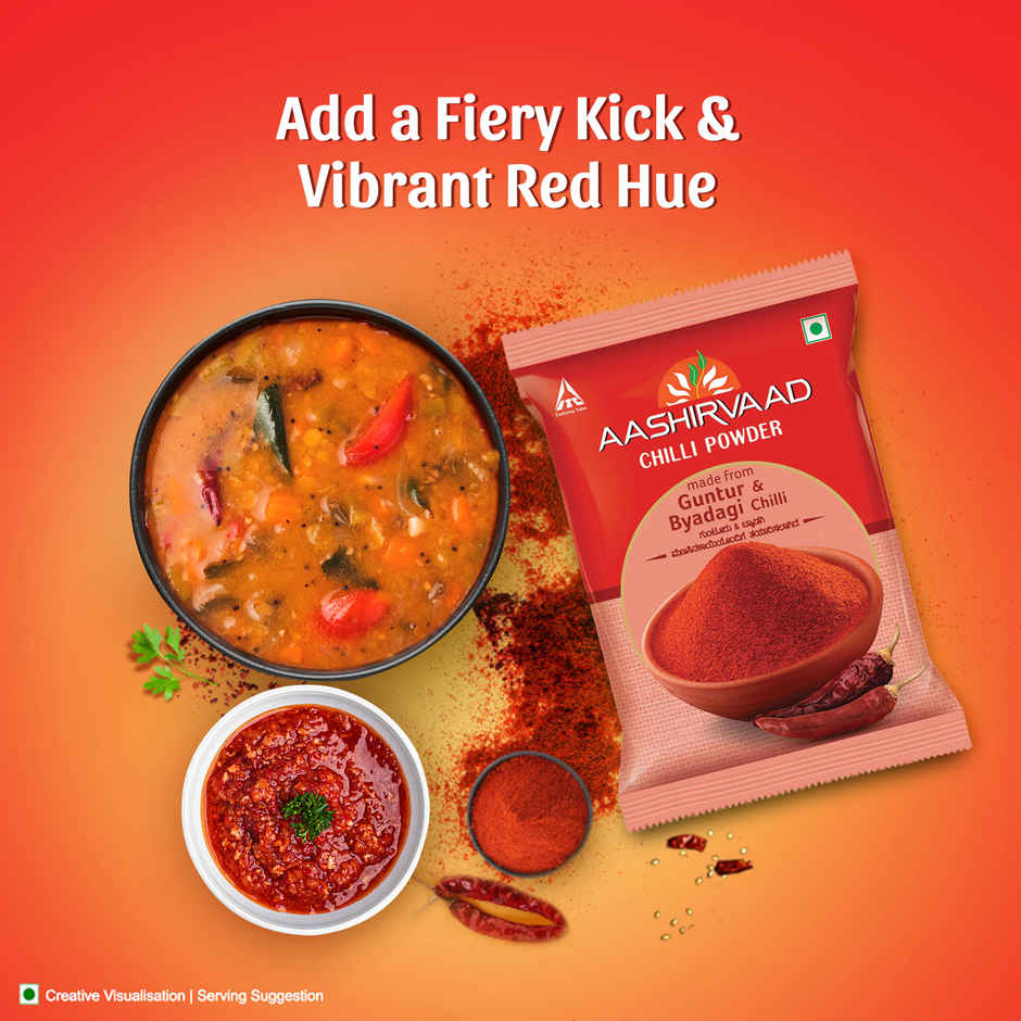 Aashirvaad Byadagi & Guntur Red Chilli Powder