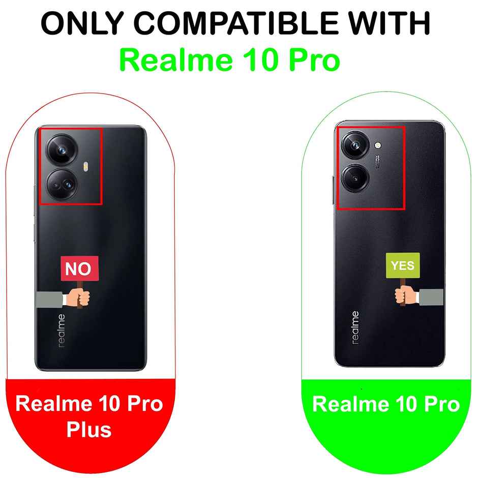 Artistque Case for Realme 10 Pro 5g Back Cover - Plain Liquid Silicone