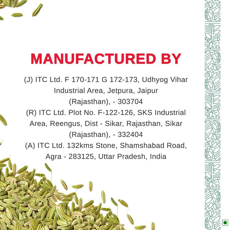 Sunrise Pure Saunf/Fennel Seeds | Whole