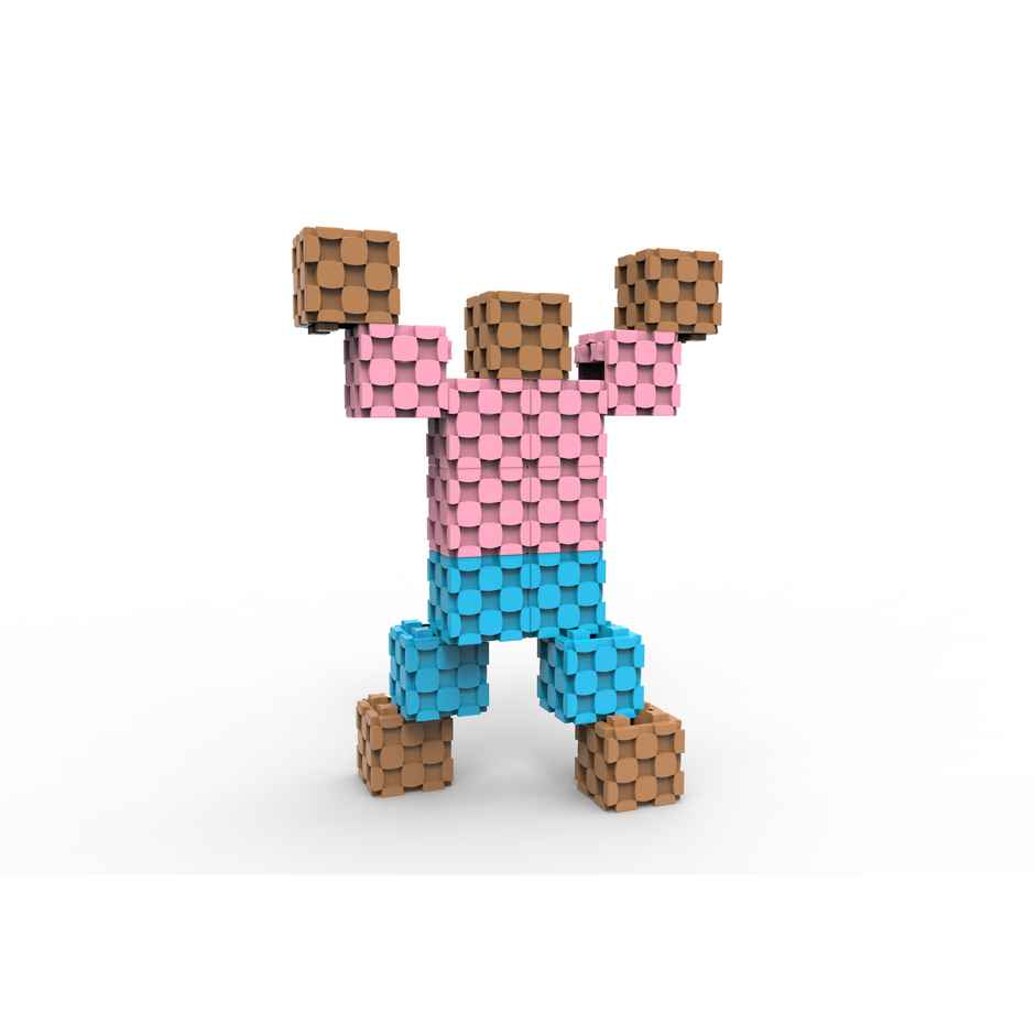 Sakara 66Pcs Cubes Colorful Building Blocks Kids Toys | Light Colors