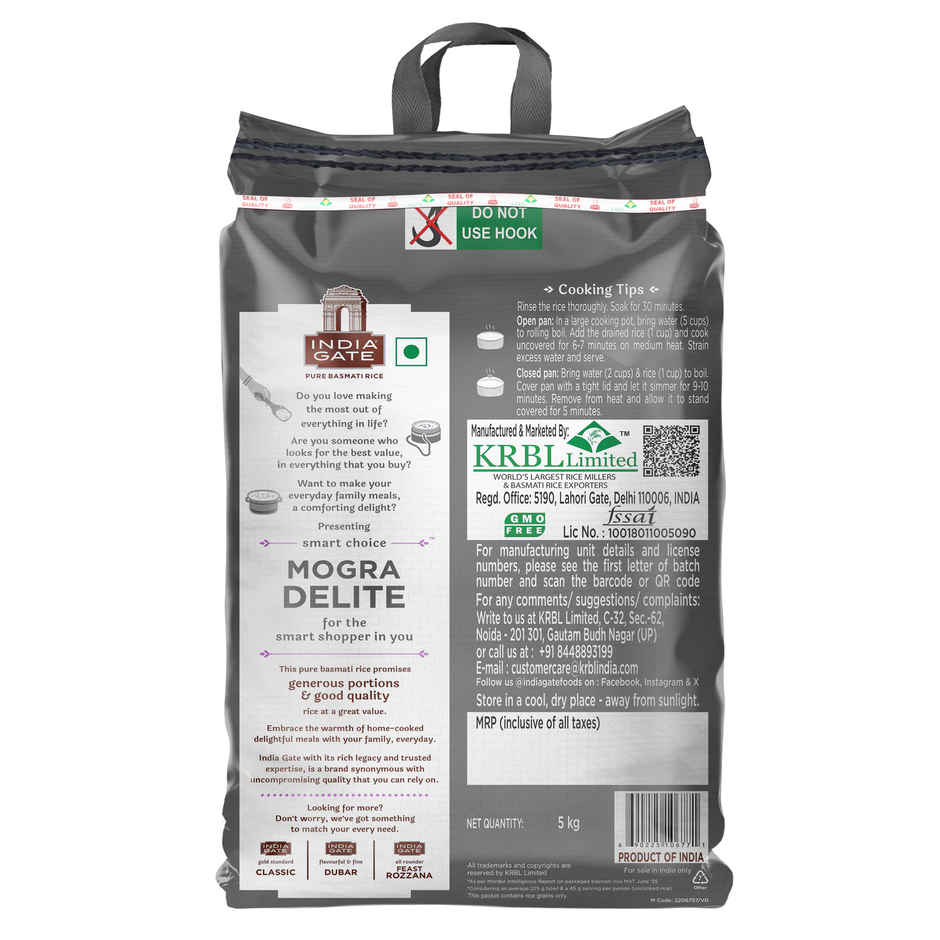 India Gate Mini Mogra or Mogra Delite Basmati Rice