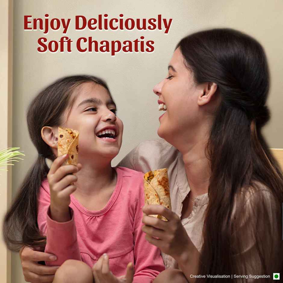 Aashirvaad Multigrain Atta | 3 Rotis Fulfils 35% Daily Fibre