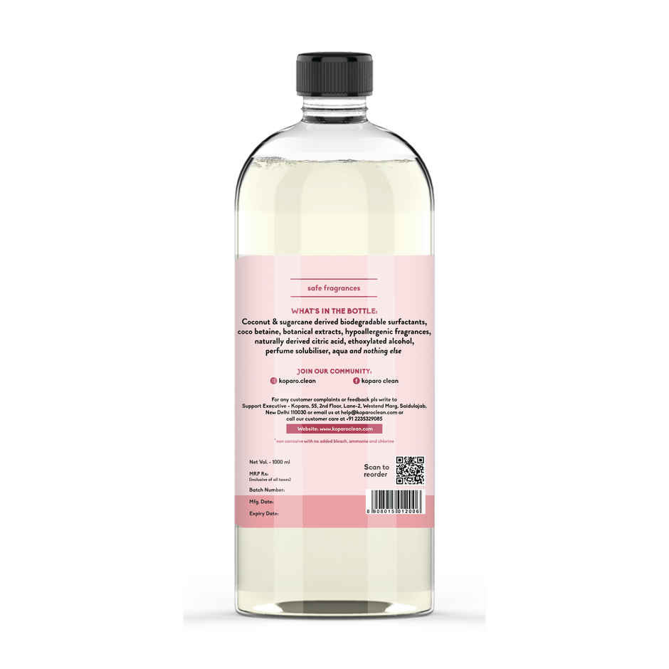 Koparo Clean Jasmine & Rose Floor Cleaner | Marble-Safe & Pet-Safe