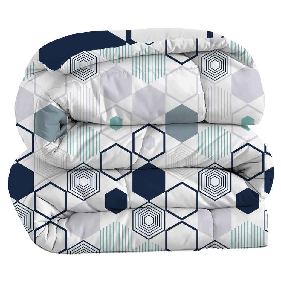 BAY6 Microfibre Double Bed Comforter - Multicolour | 210 x 220 cm