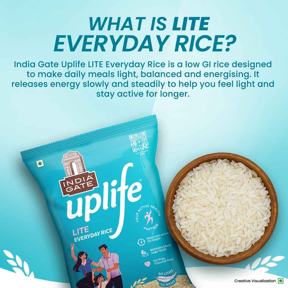 India Gate Uplife Lite Everyday Rice | Stay Active