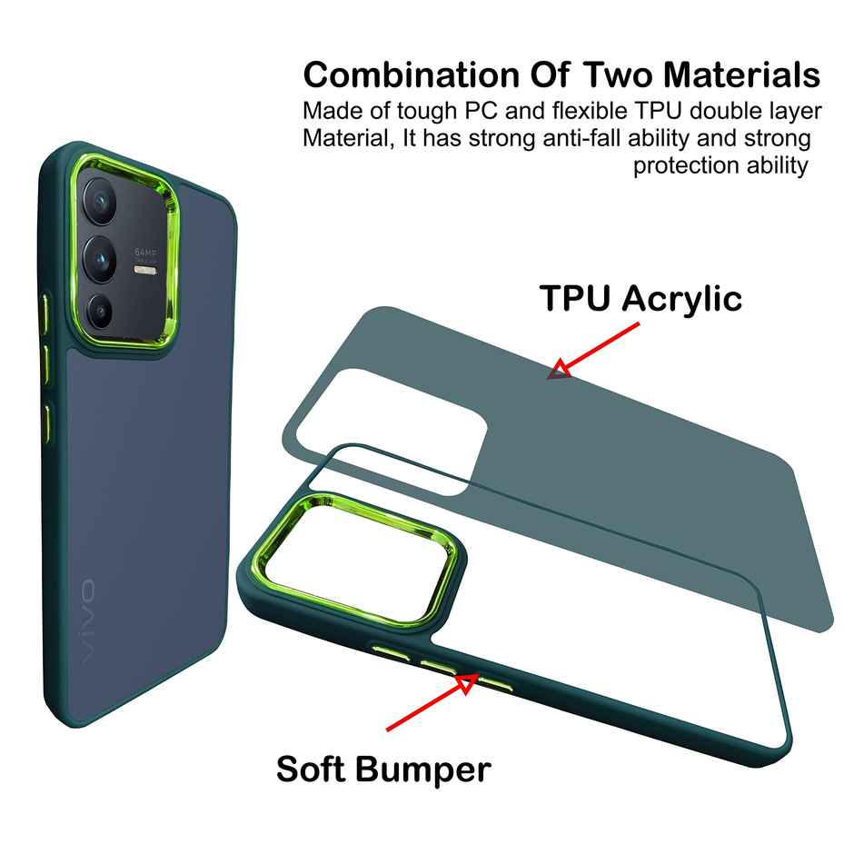 Artistque Case for Vivo V23 Pro 5g Back Cover - colored Frosted Stylish Cover