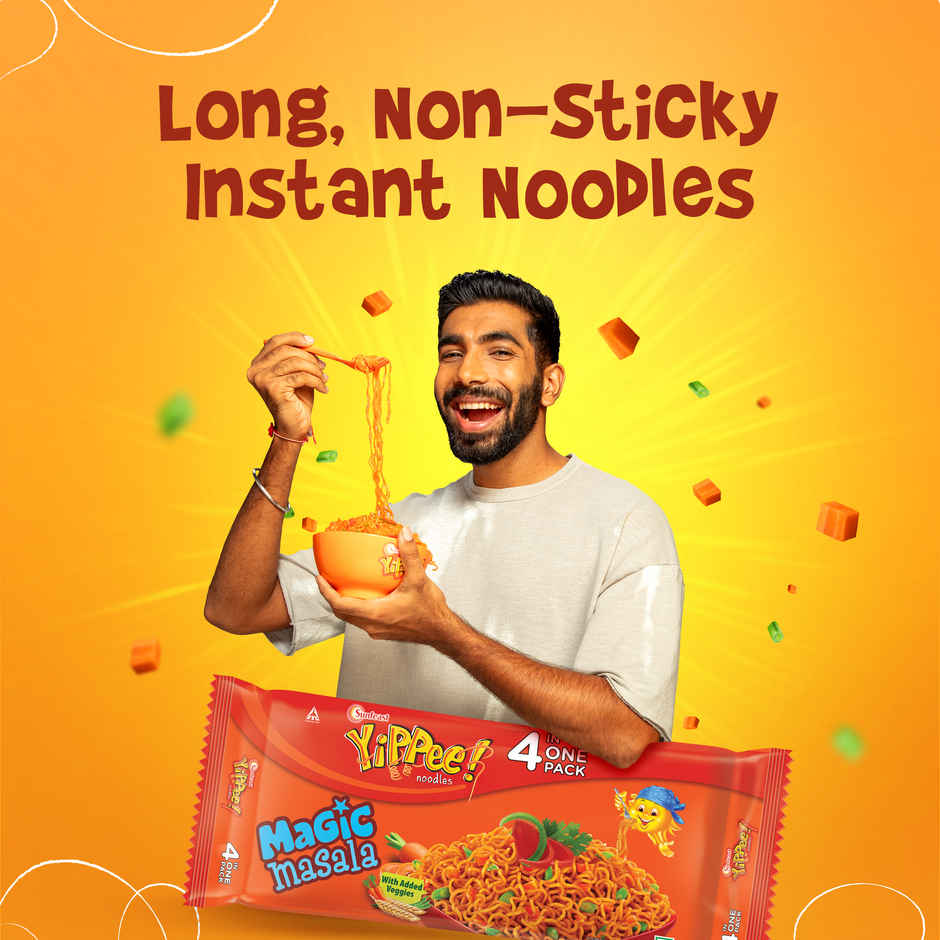 YiPPee! Magic Masala Noodles with Added Veggies - The Better Noodles Combo
