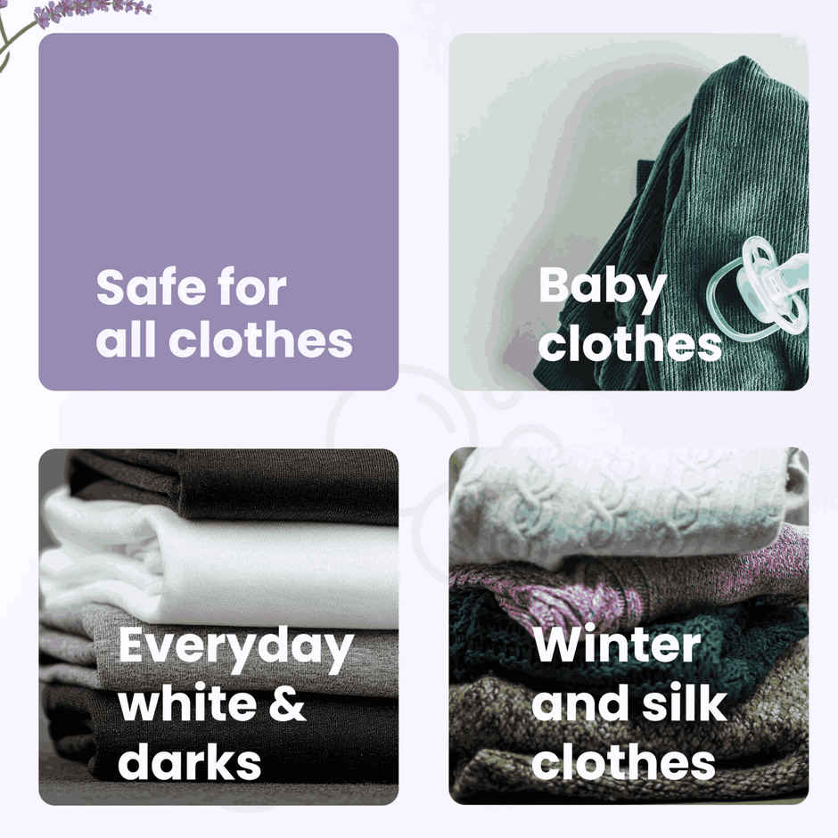 Koparo Clean Lavender & Lilac Front & Top Load Natural Detergent Liquid | Pouch