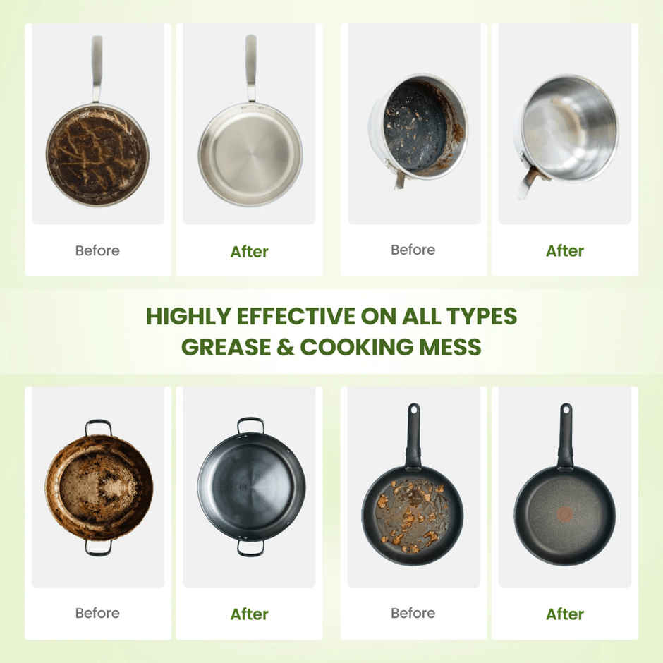 Koparo Clean Natural Tough Grease Removal Dishwash Liquid