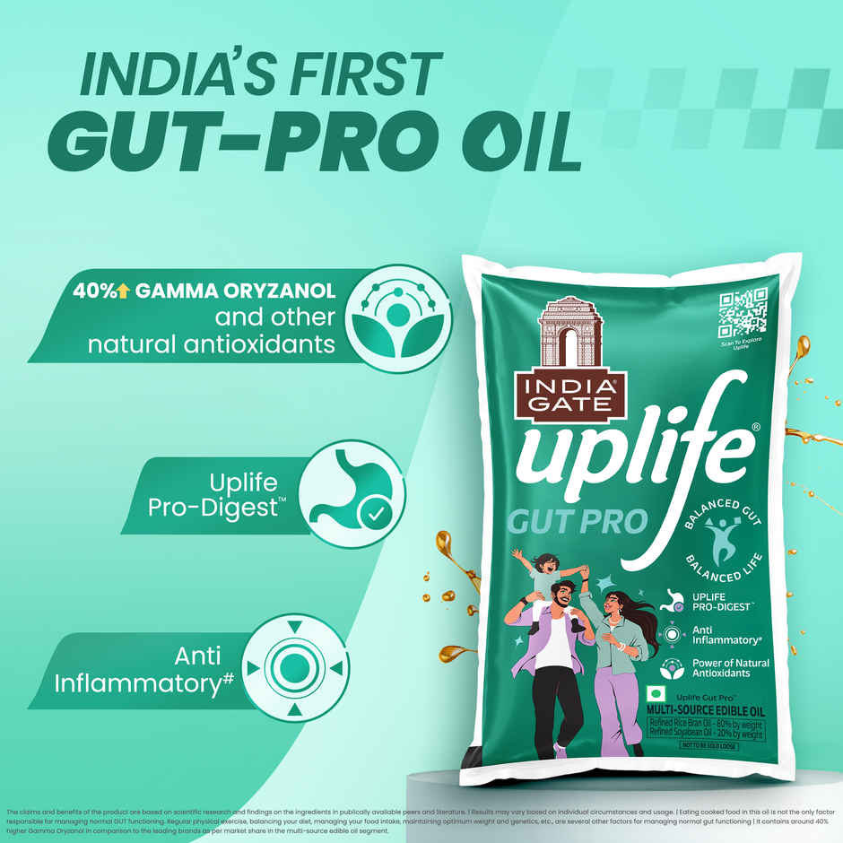 India Gate Uplife Gut Pro Edible Oil Combo