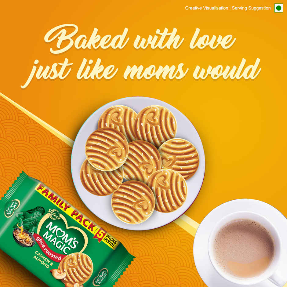 Ghee Roasted Cashew & Almond Biscuits by Sunfeast Mom's Magic