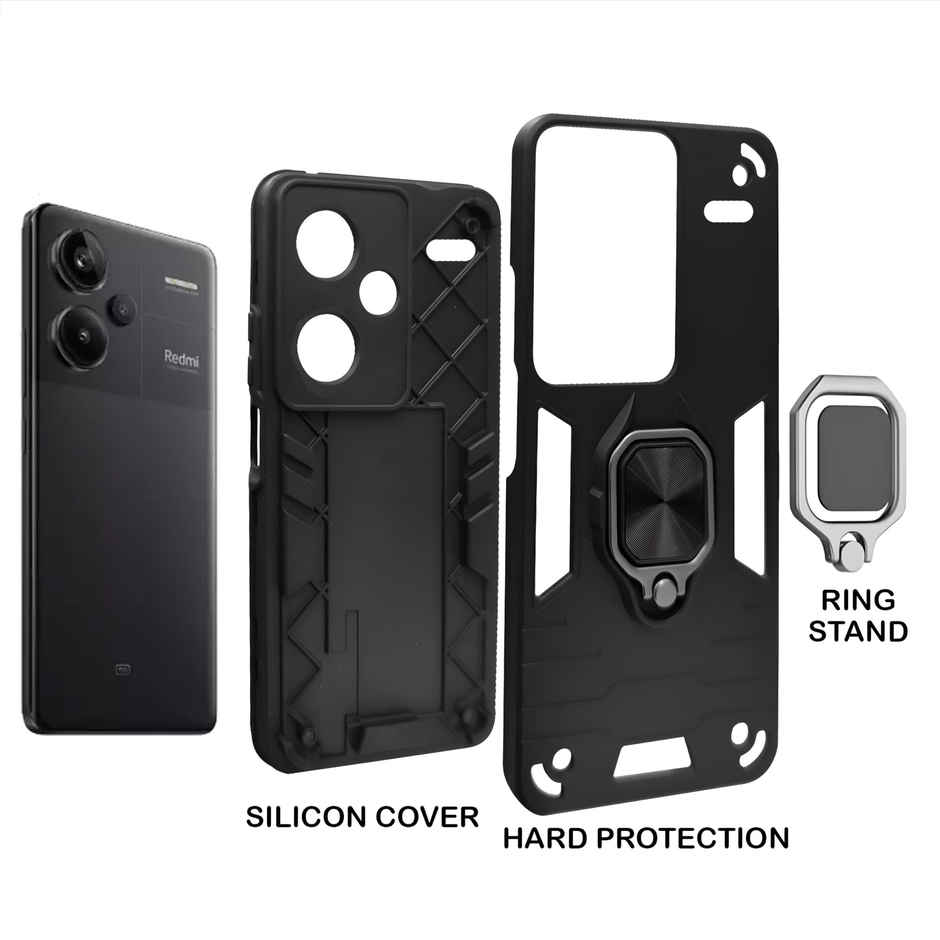 Artistque Case for Mi Redmi Note 13 Pro Plus 5g Back Cover - Ring Stand Cover