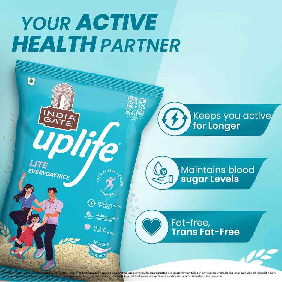India Gate Uplife Lite Everyday Rice | Stay Active