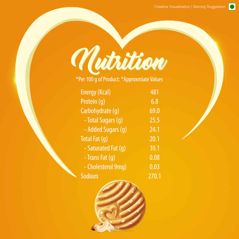 Sunfeast Mom's Magic Rich Cashew Almond Dry Fruit Biscuits | Trans Fat-free Combo 