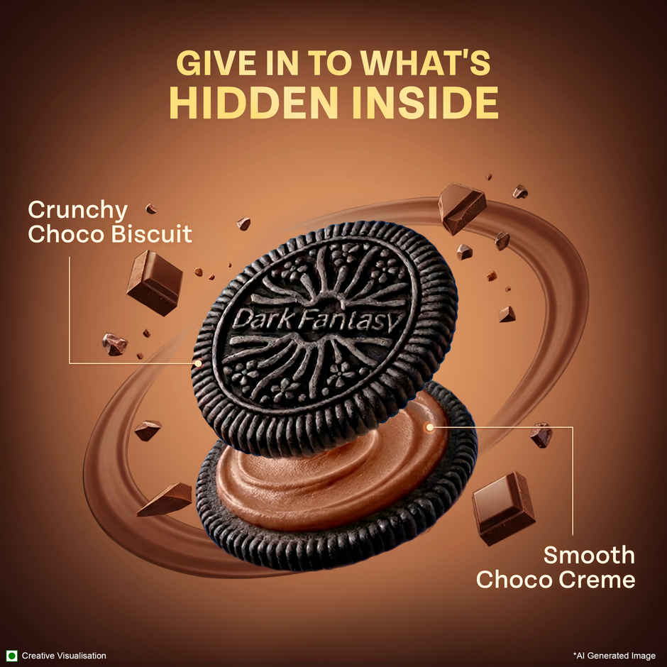 Sunfeast Dark Fantasy Choco Sandwich Creme Biscuits