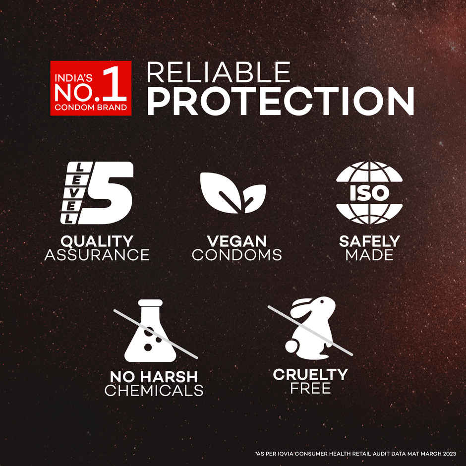 Manforce Dotted Delay Condoms With Benzocaine 4.5% (Orange Flavor)