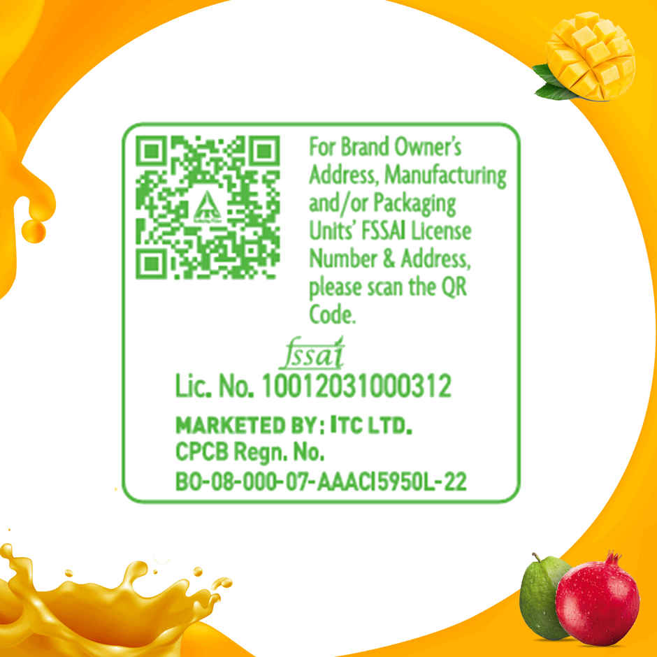 B Natural Mixed Fruit Juice, Rich in Vitamin C & E