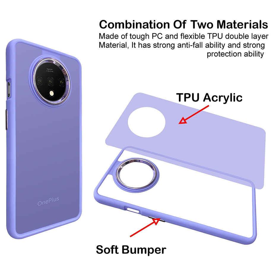 Artistque Case for Oneplus 7t Back Cover - colored Frosted Stylish Case