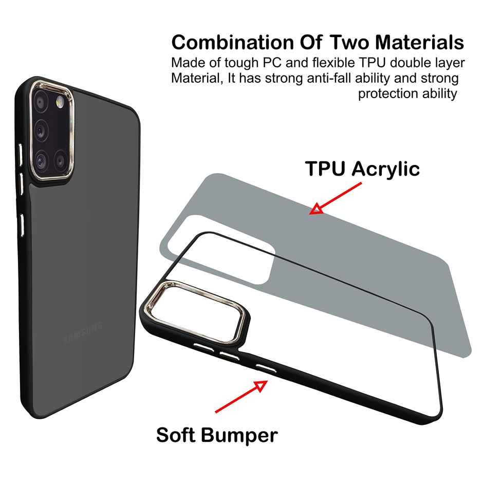 Artistque Case for Samsung Galaxy A31 Back Cover - colored Frosted Stylish Cover