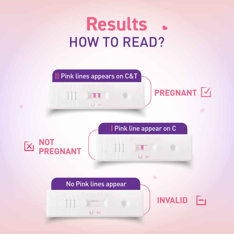 Prega News Value Pack One Step Urine Hcg Pregnancy Test Kit Device