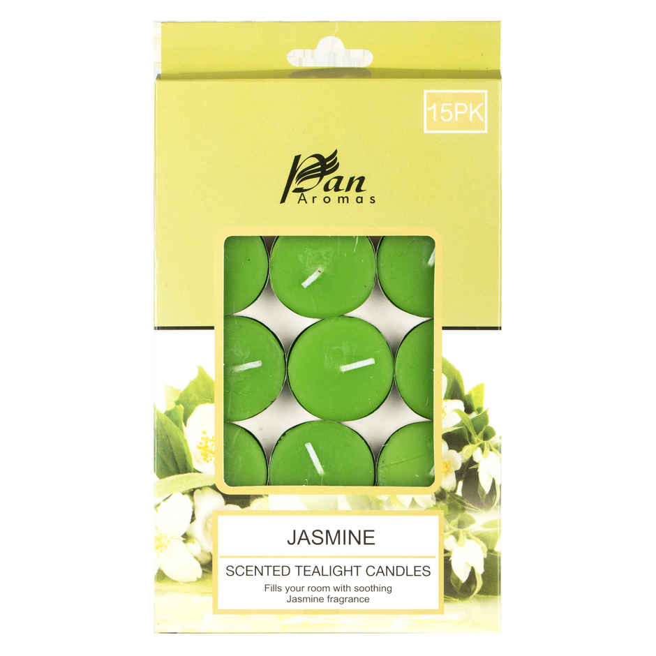 Pan Aromas Scented Tealight Candle | Jasmine