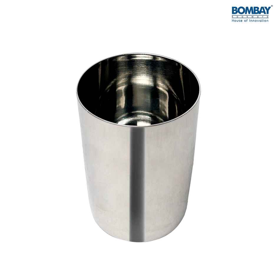 Bombay Kookware Stainless Steel Plain Glass (350Ml)