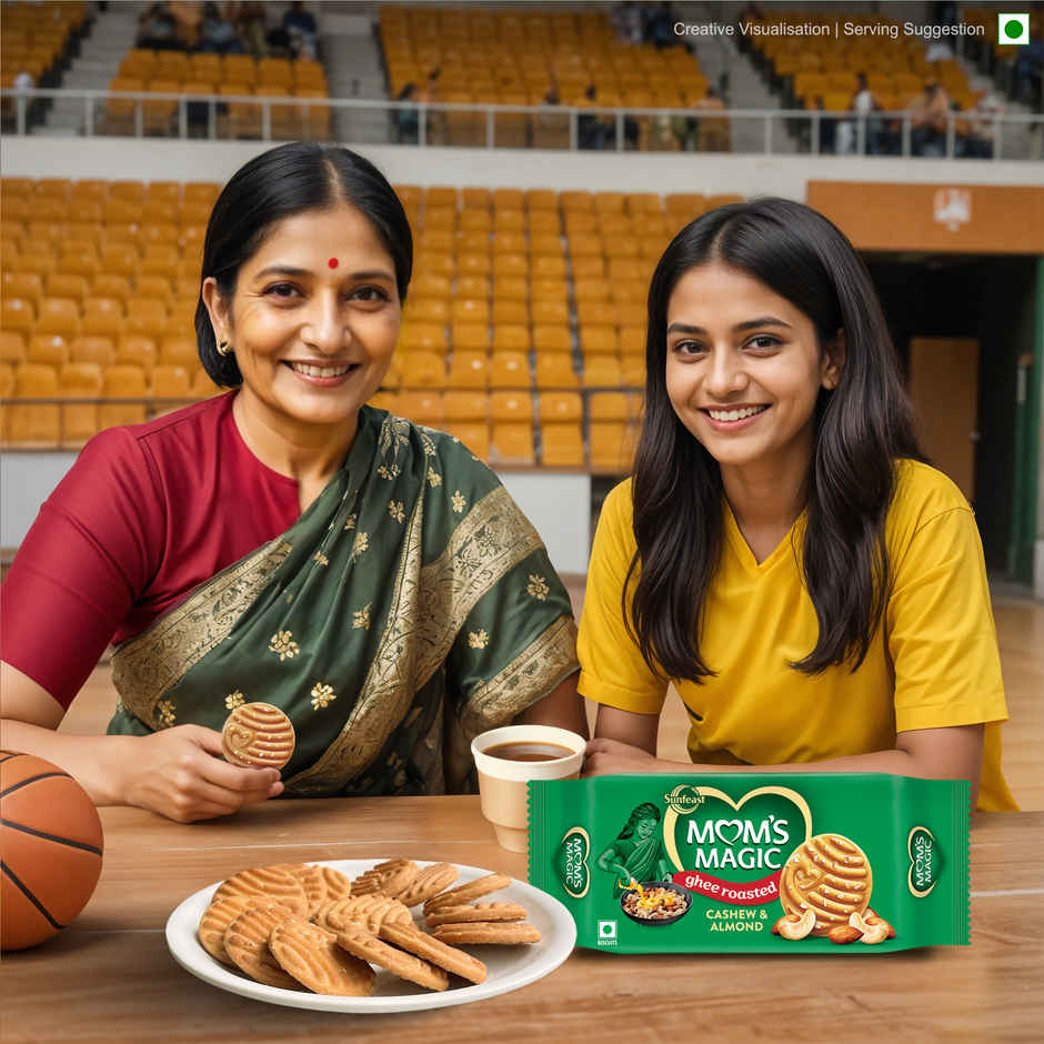 Sunfeast Mom's Magic Rich Cashew Almond Dry Fruit Biscuits | Trans Fat-free Combo 