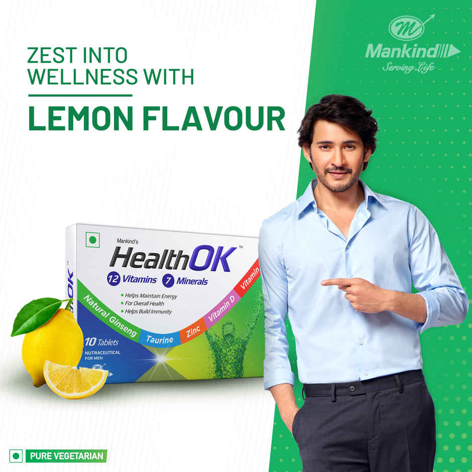 Health-ok Multivitamin vegetarian tablet for men 10 pcs