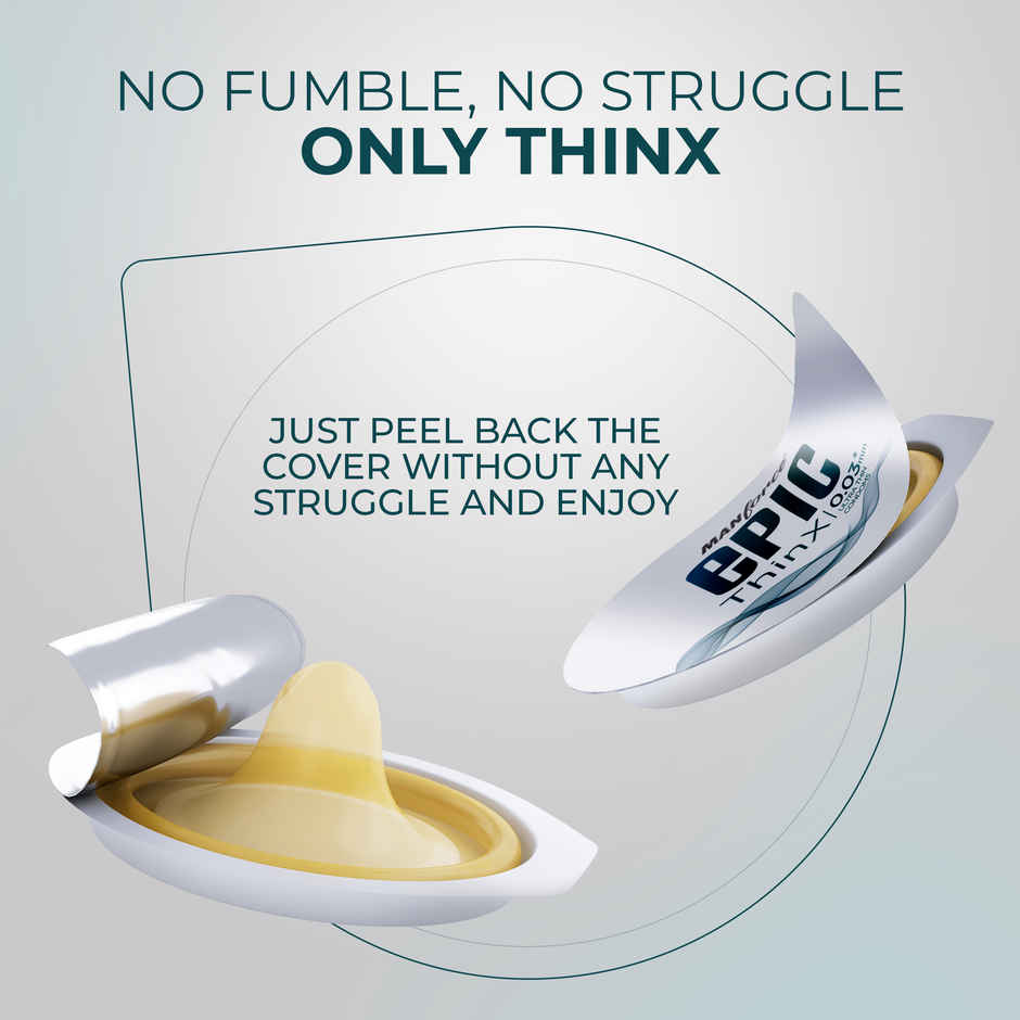 Manforce Epic Thinx Ultra Thin Condoms | Lightweight & Comfortable