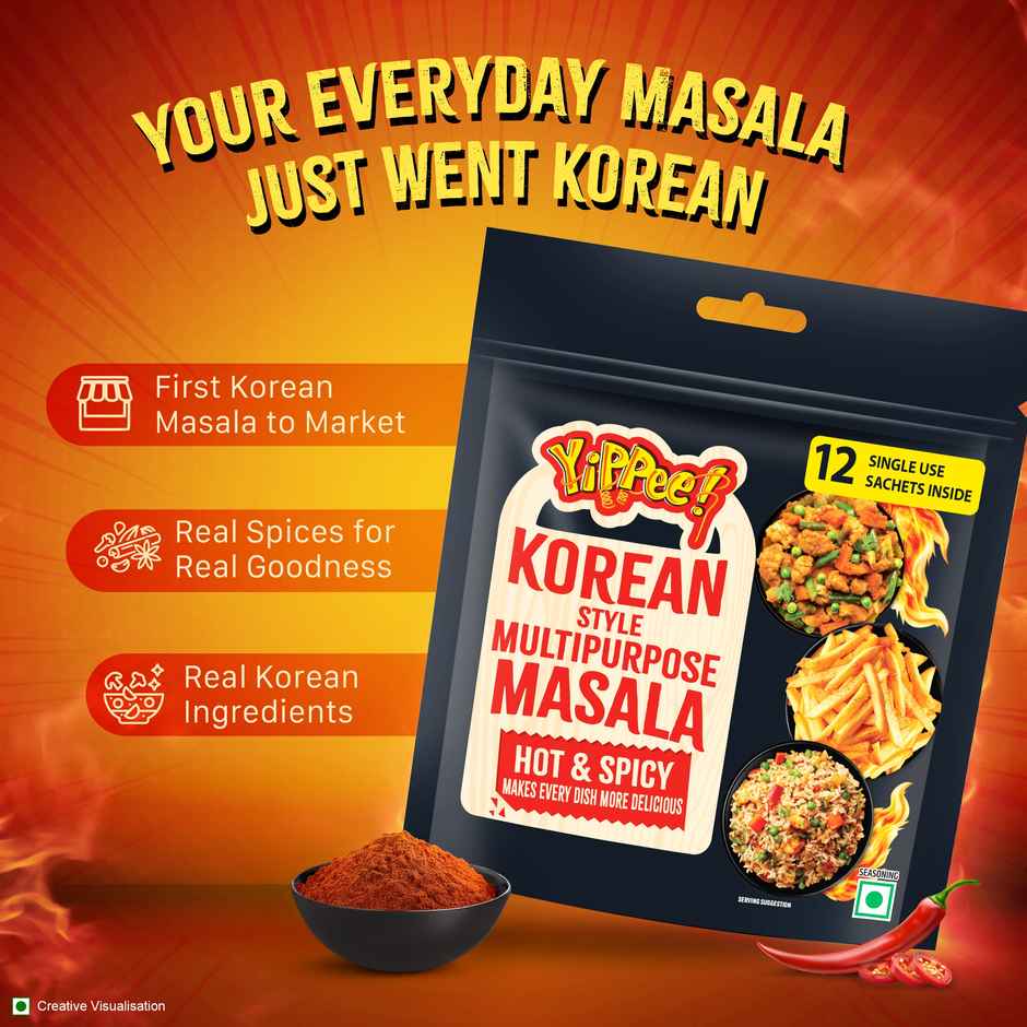 YiPPee! Korean Style Hot & Spicy Multipurpose Masala