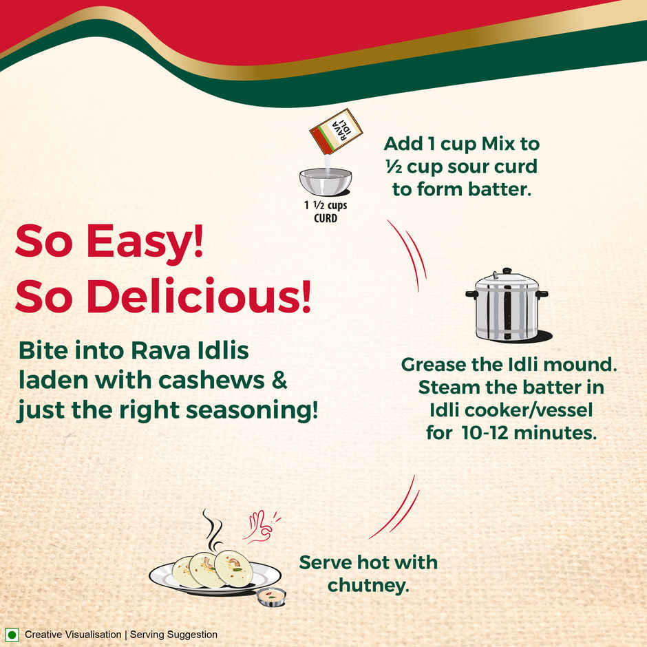 Aashirvaad Rava Idli Instant Mix