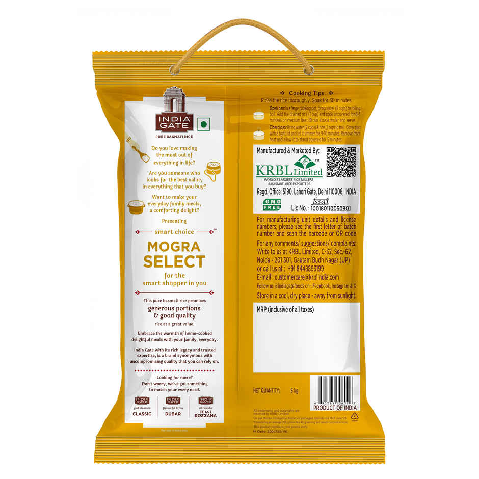 India Gate Mogra or Mogra Select Basmati Rice