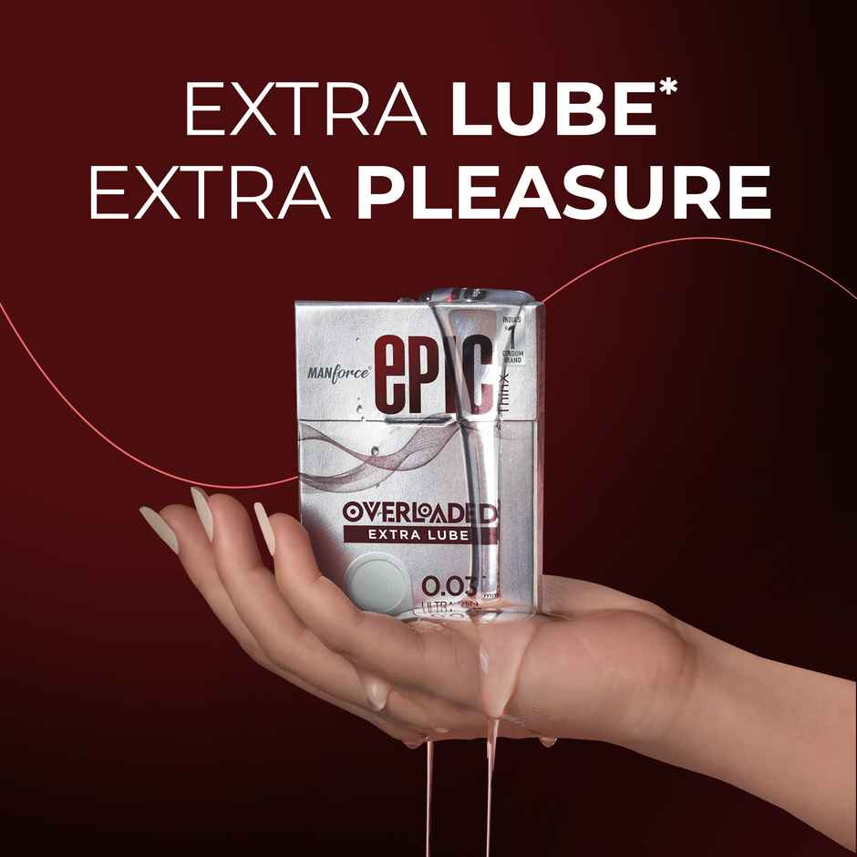 Manforce Epic Thin-X Overloaded Ultra-Thin Extra Lube Condom