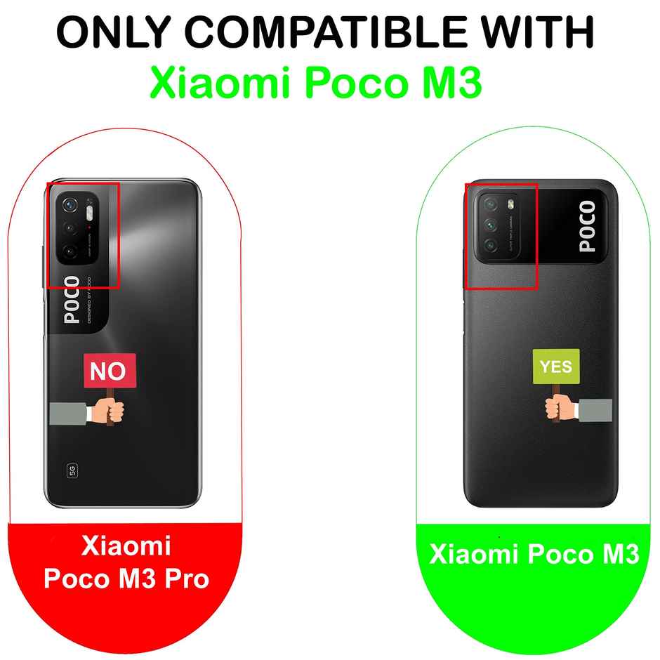 Artistque Case For Poco M3 Back Cover - Plain Liquid Silicone Cover