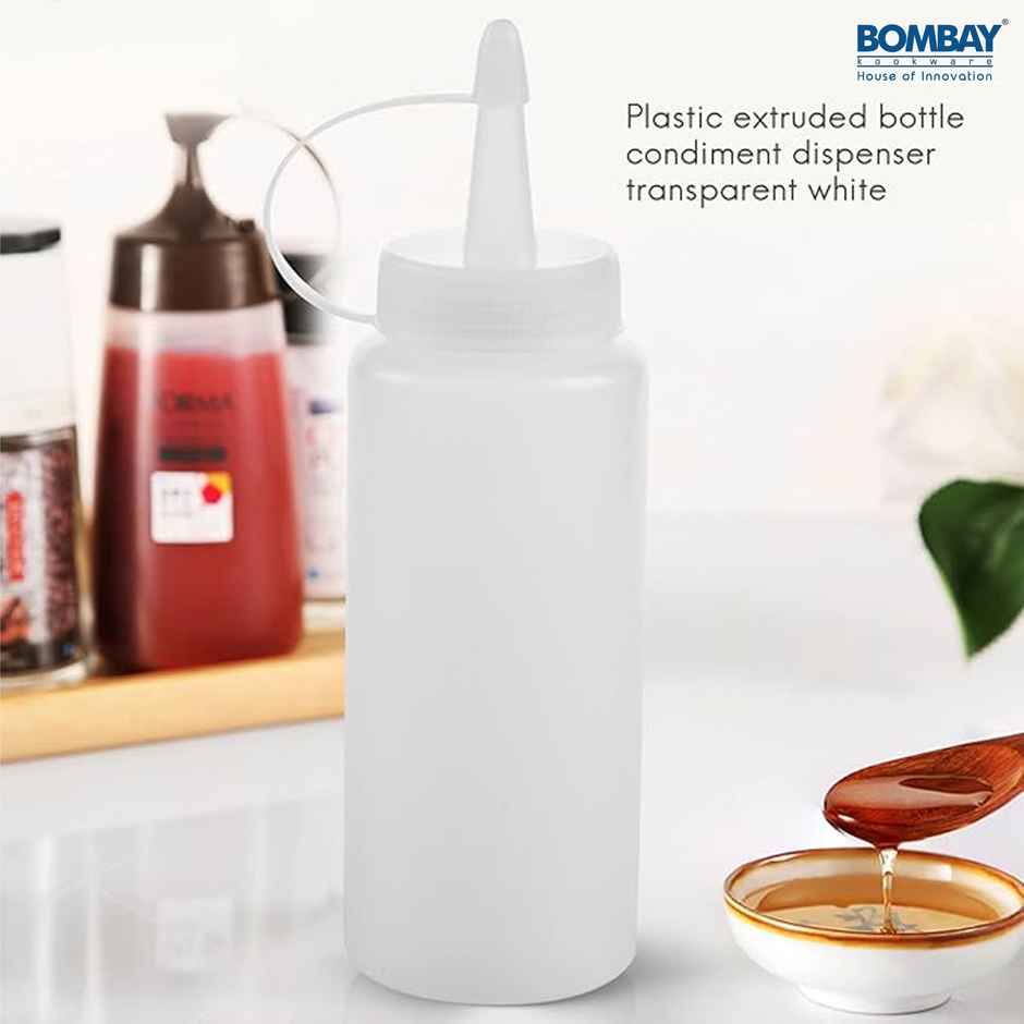 Tomato Sauce Bottle 500 ml | 2 Pcs Set White