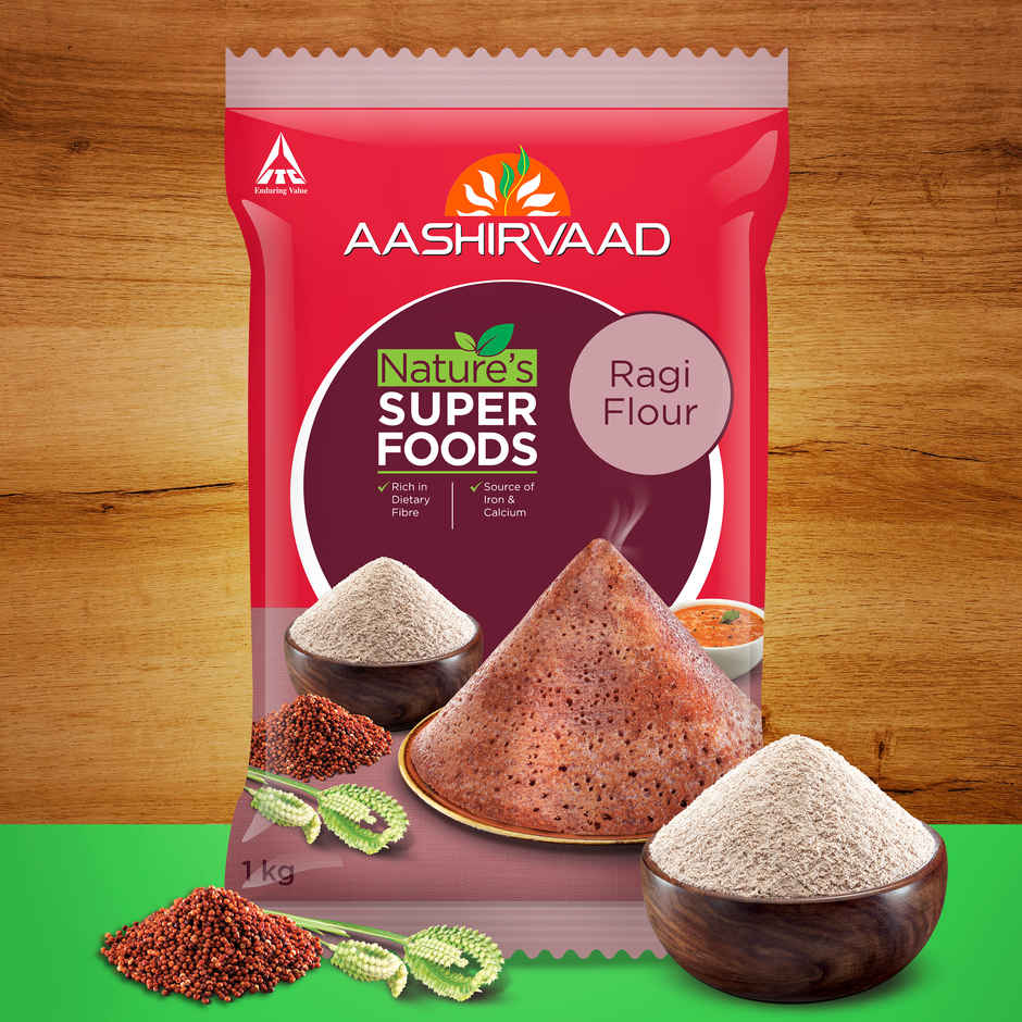 Aashirvaad Nature's Super Foods Ragi Flour Pouch
