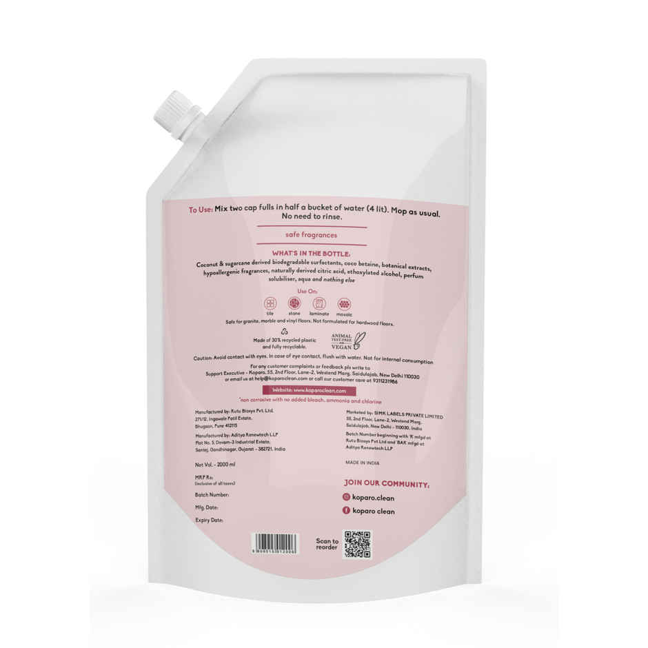 Koparo Clean Natural Floor Cleaner | Pet Safe