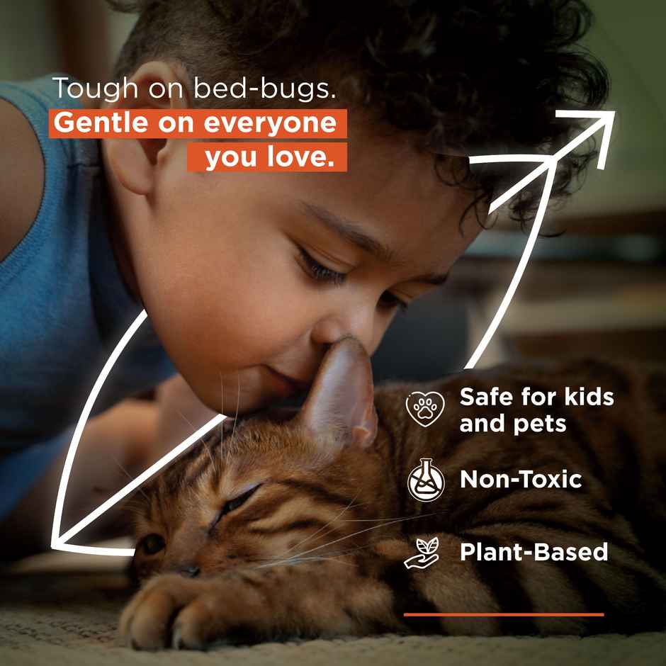 Tru Nature Herbal Bed Bug Repellent Spray | Chemical Free | Safe for Home Bedroom Travel Use