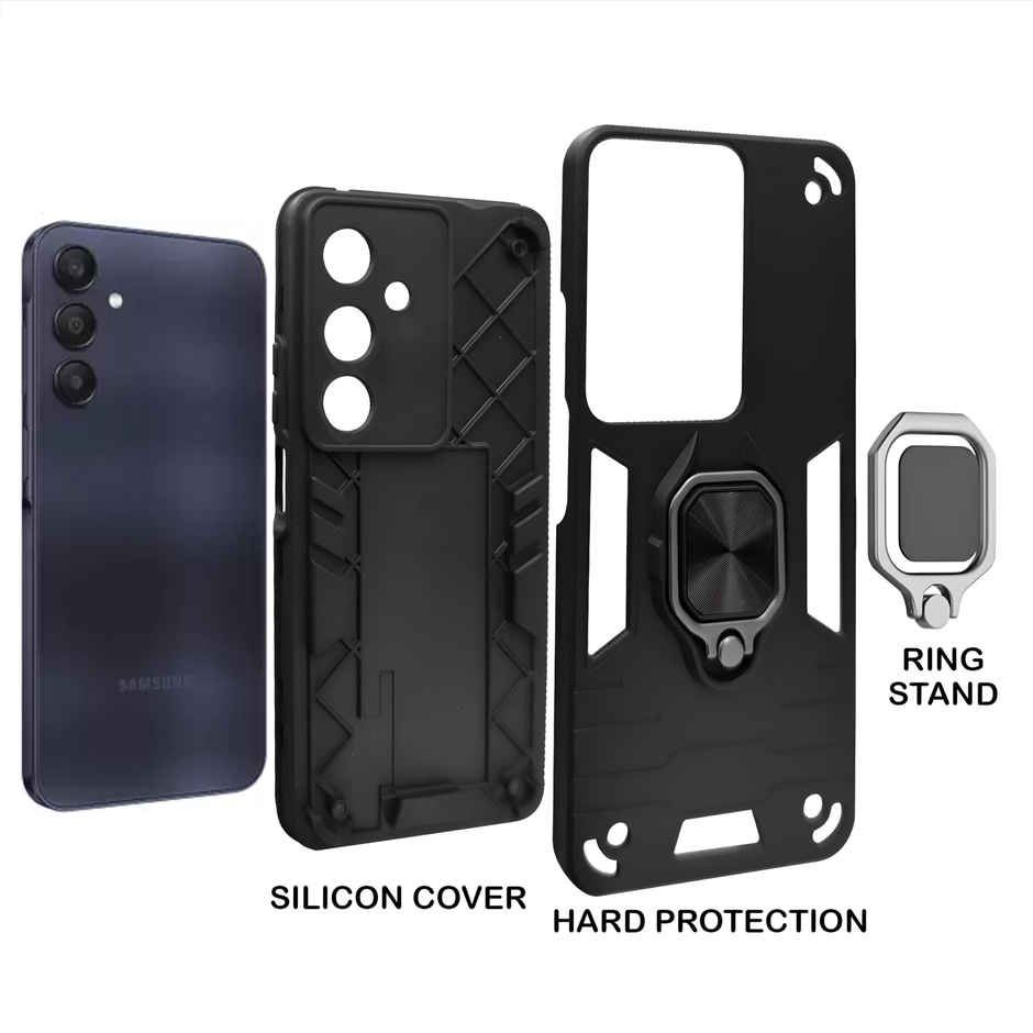 Artistque Case for Samsung Galaxy A15 5g Back Cover - Ring Stand Armor Cover