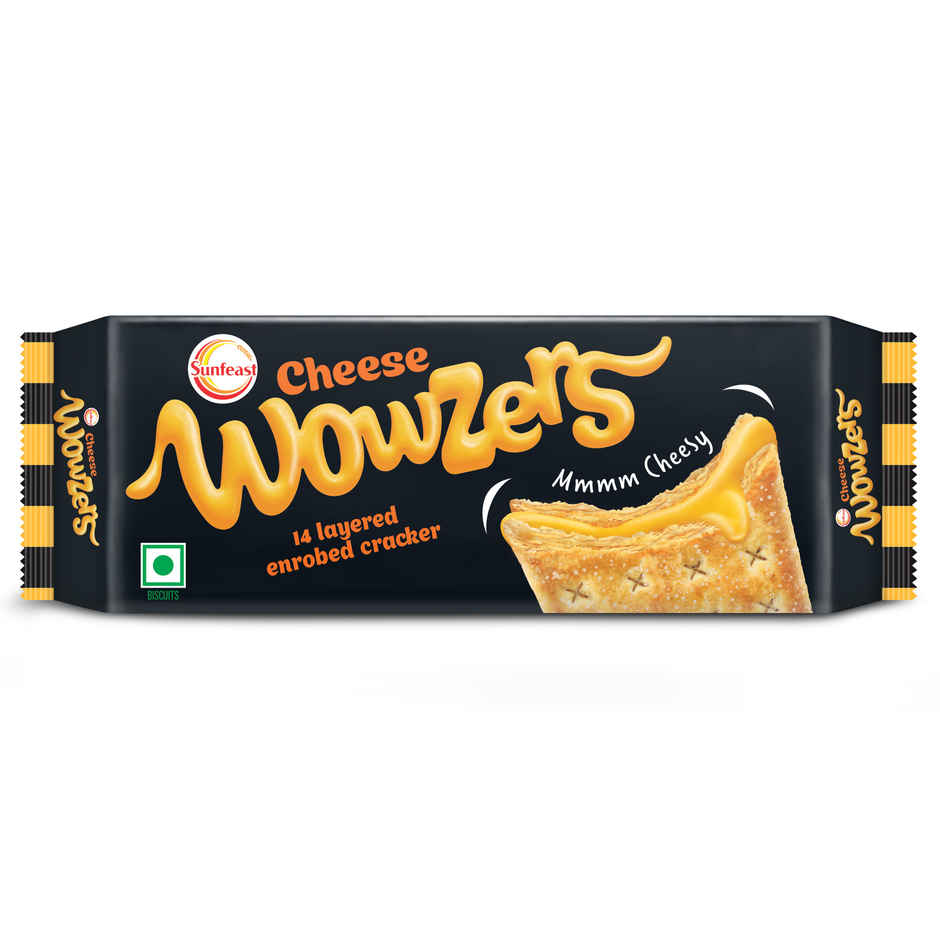 Sunfeast Wowzers Cheese Flavoured Crackers | Artificial Flavour-free Combo  