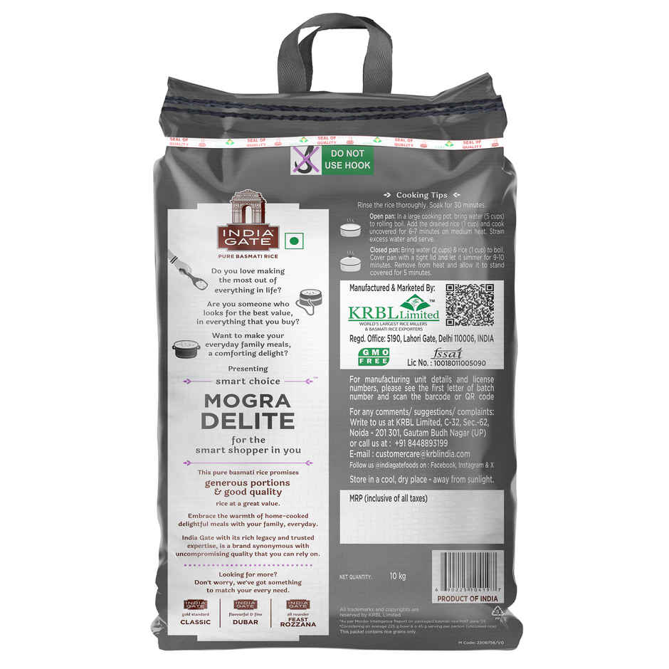 India Gate Mini Mogra or Mogra Delite Basmati Rice