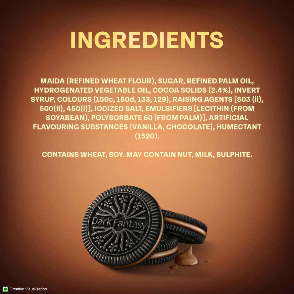 Sunfeast Dark Fantasy Choco Sandwich Creme Biscuits