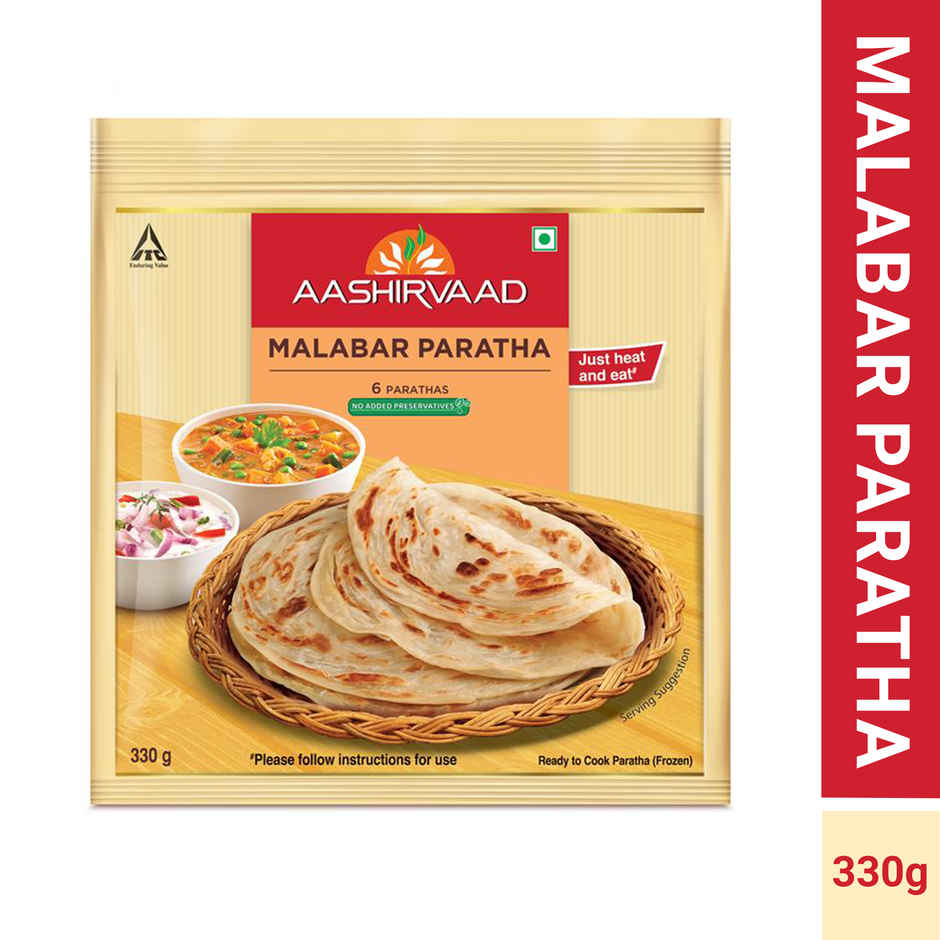 Aashirvaad Ready To Cook Malabar Paratha