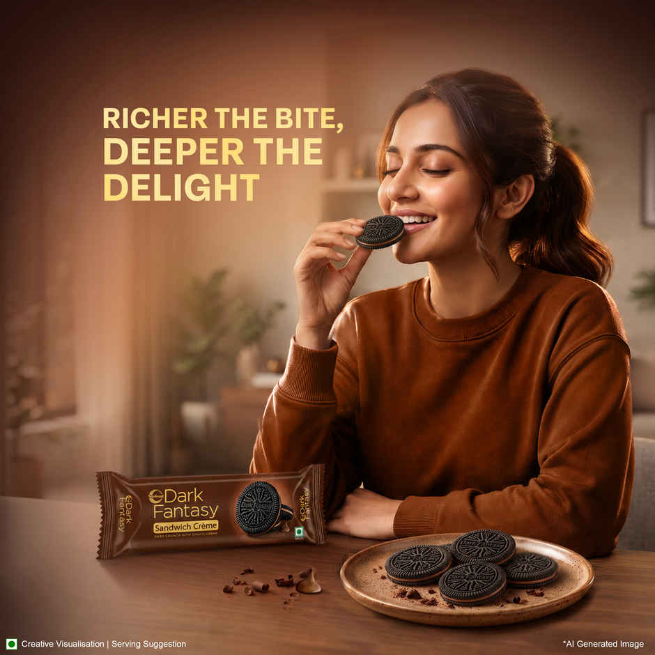 Sunfeast Dark Fantasy Choco Sandwich Creme Biscuits