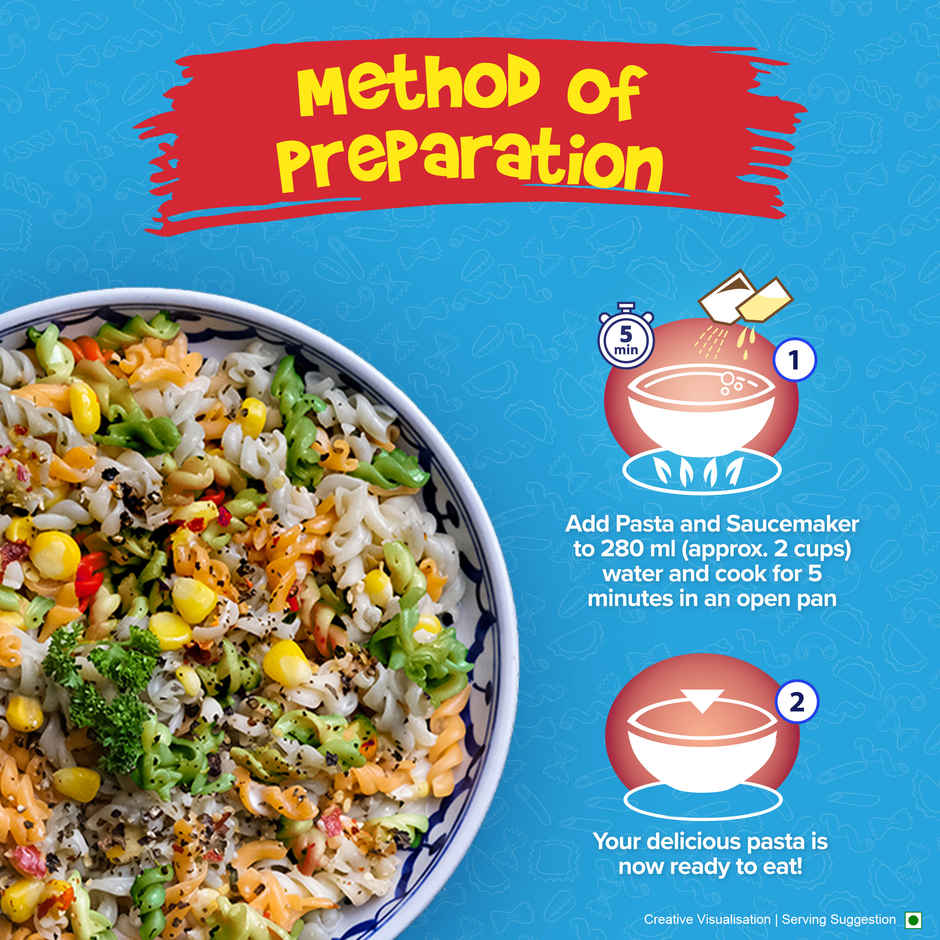 YiPPee! Tricolor Creamy Corn Instant Pasta